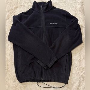 Women’s XL Black Columbia Fleece Zip Up Sweatshirt, Good Condition